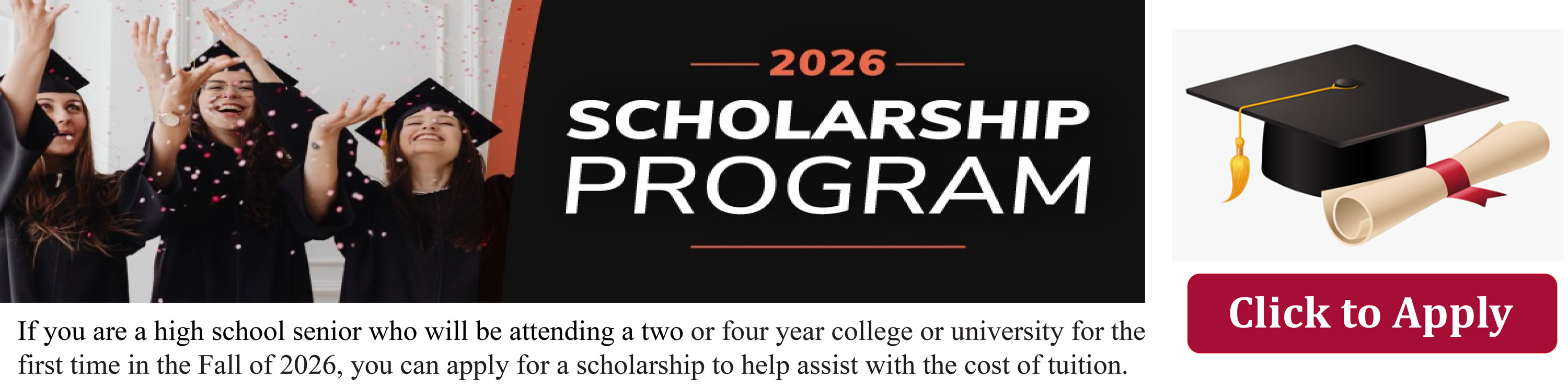 2026 Scholarship program. Click to apply