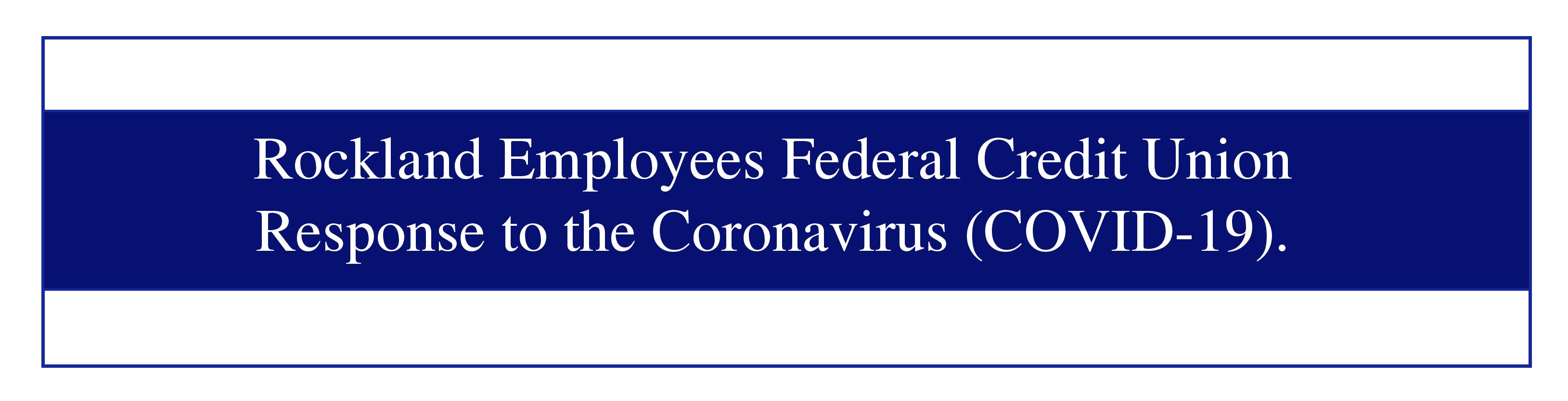 REFCU response to Coronavirus (COVID-19) 